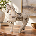 Eskitme Beyaz At Biblo – YZ04125W-2