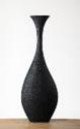Dokulu Siyah İnce Boyunlu Polyresin Vazo – YZ04376BL-2