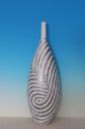 Spiral Desenli Şişe Polyresin Vazo - Uzun