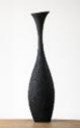 Dokulu Siyah İnce Boyunlu Polyresin Vazo – YZ04376BL-1